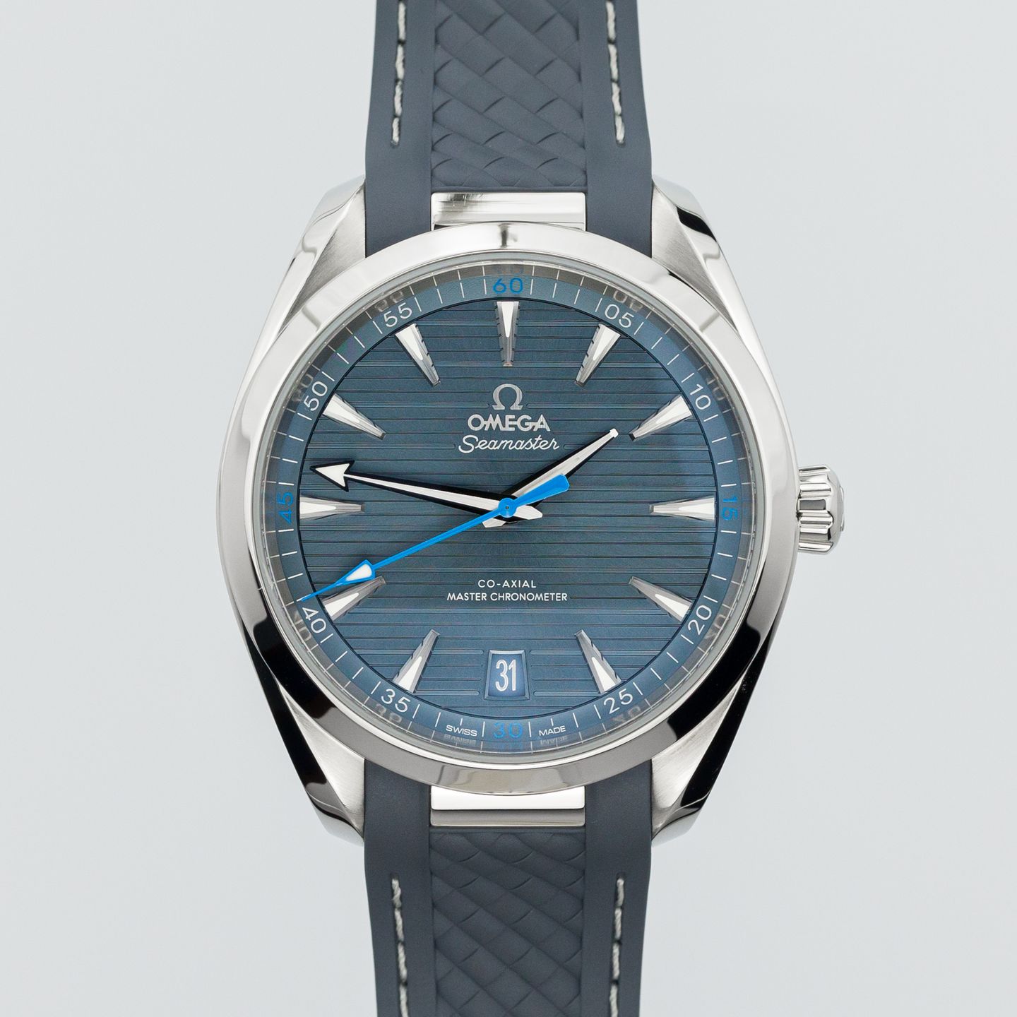 Omega Seamaster Aqua Terra 220.12.41.21.03.002 (2018) - Blauw wijzerplaat 41mm Staal (1/8)